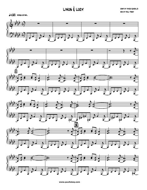 Linus and lucy sheet music - As you begin to learn to play the guitar, you want to find sheet music for the songs you want to play. The good news is the internet is teeming with sites where you can search for ...